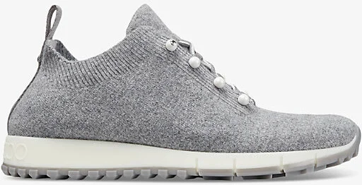 Womens x Ash Mix Veles Faux Pearl-Embellished Low-Top Knitted Trainers Eur 40 / 7 Uk Women