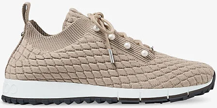 Womens x Stone Veles Diamond-Texture Knitted Low-Top Trainers Eur 41.5 / 8.5 Uk Women