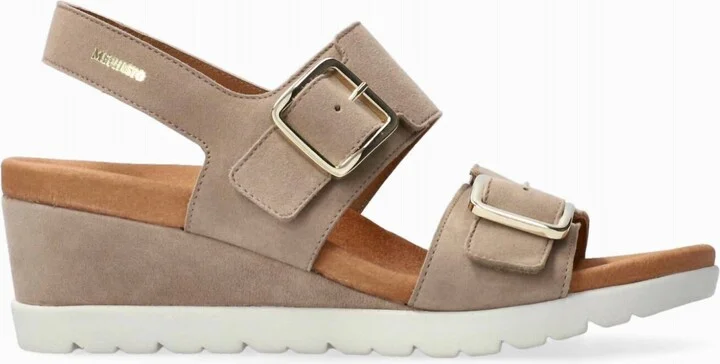 Women's Ysabel Wedge Sandal In Light Taupe