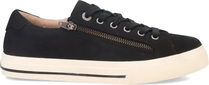 Women's Z-Soul Lux Sneaker - Medium Width In Black Nubuck