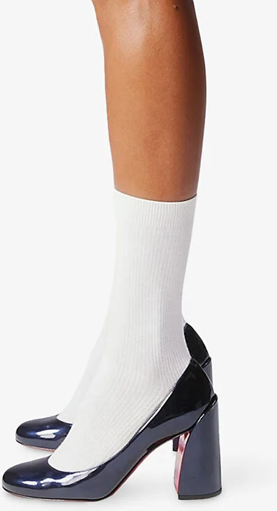Womens Zaffiro Miss Sab 85 Patent-Leather Courts Eur 38/5 Uk Women - Image 2