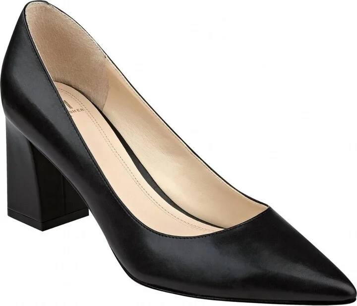 Women's Zala Leather Pump Heels In Black