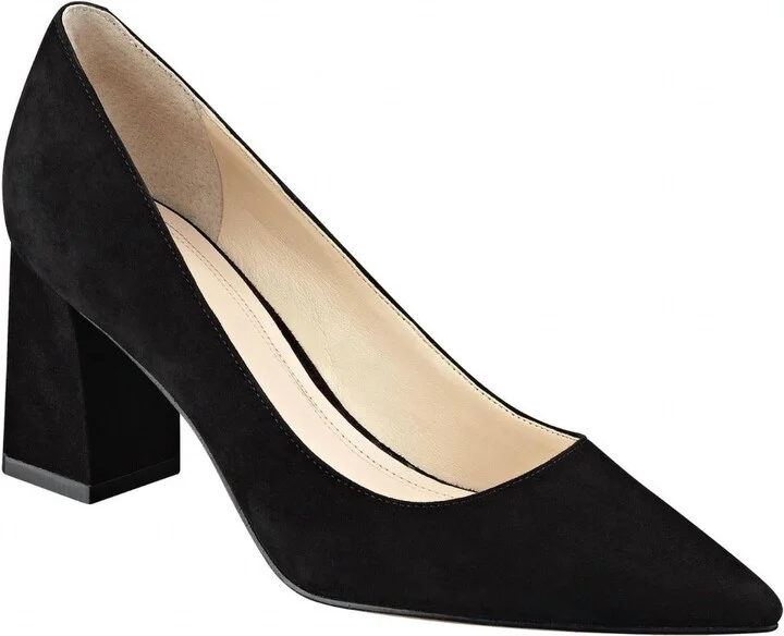 Women's Zala Suede Pump Heels In Black Suede