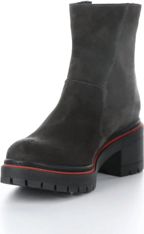Women's Zap Zip Up Ankle Boots In Grey