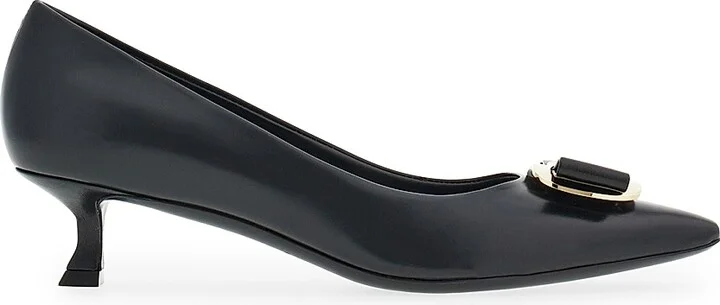 Women's Zelma 40MM Leather Pumps - Nero - Size 7