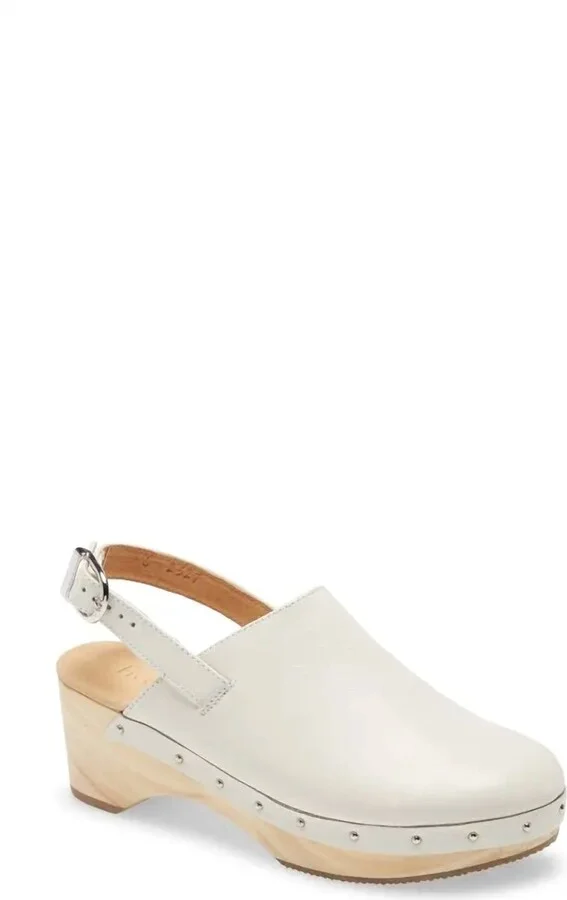 Women's Zen Slingback Clogs In Yogurt Leather