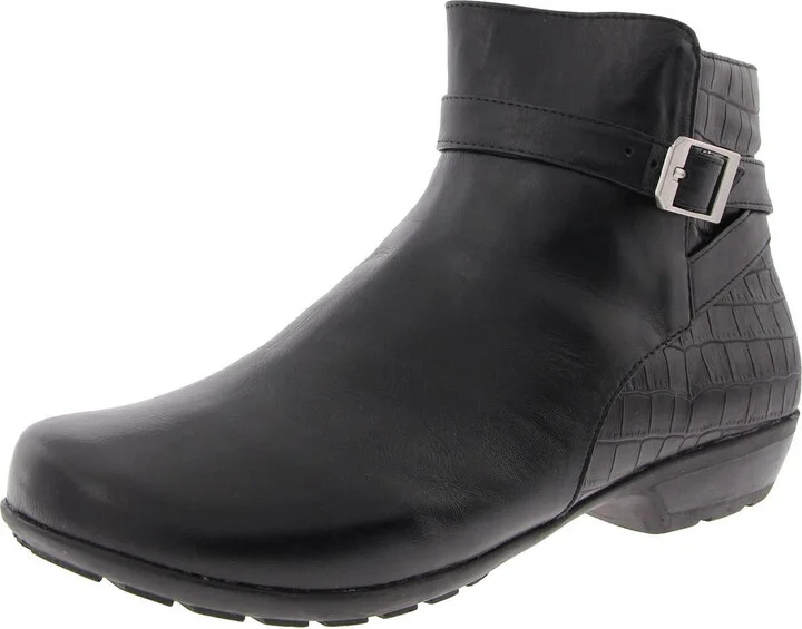 Womens Zipper Ankle Boots