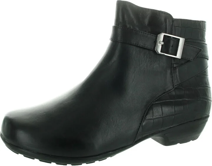 Womens Zipper Ankle Boots