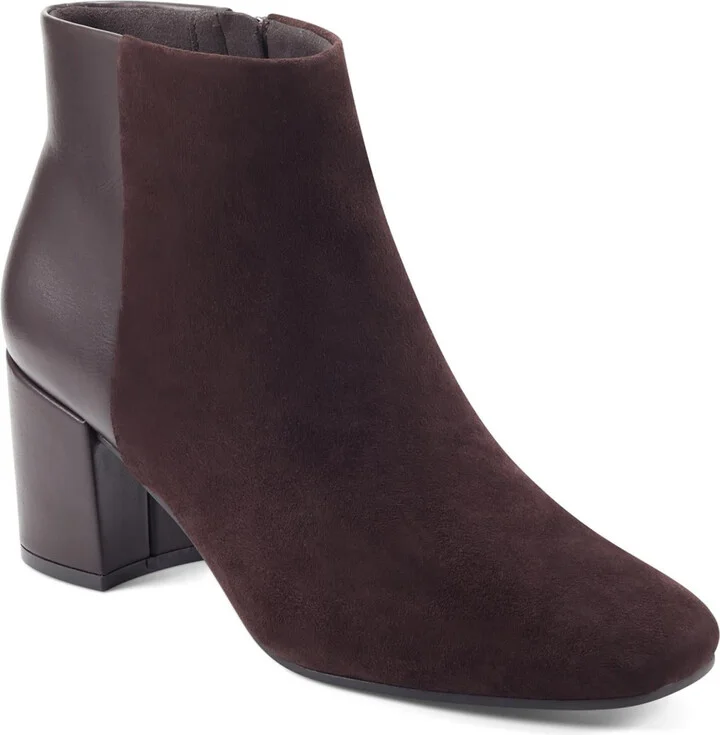 Womens Zipper DRESSY Ankle Boots