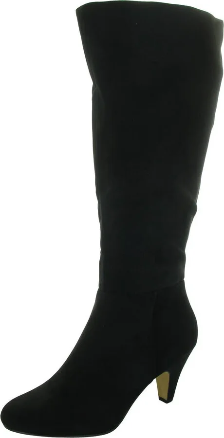 Womens Zipper Knee-High Boots