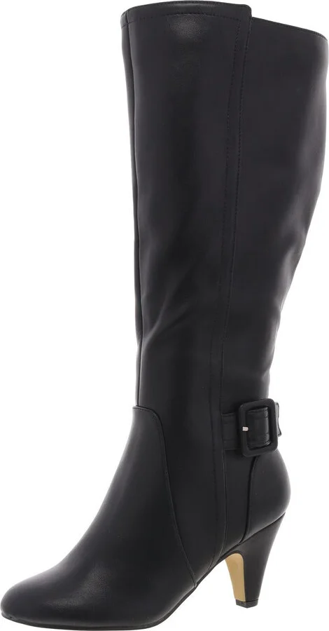 Womens Zipper Knee-High Boots