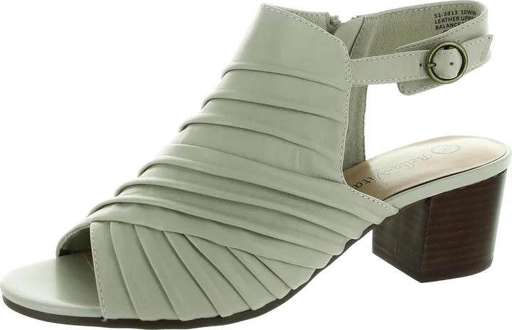Womens Zipper Leather Ankle Strap