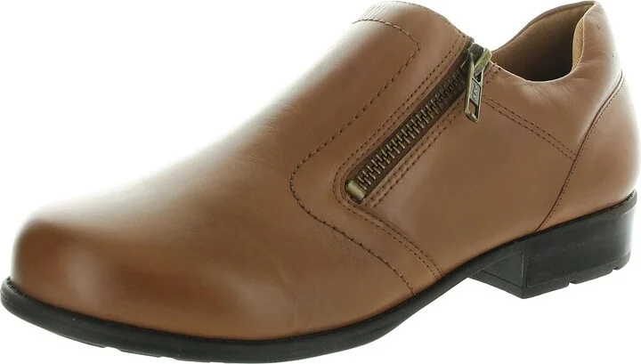 Womens Zipper Leather Shooties