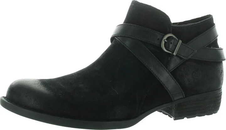 Womens Zipper Man Made Booties