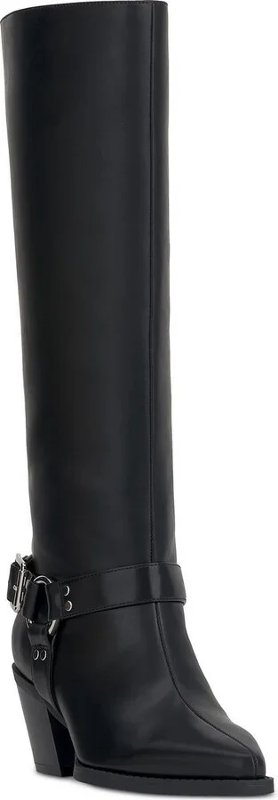 Womens Zipper Man Made Knee-High Boots