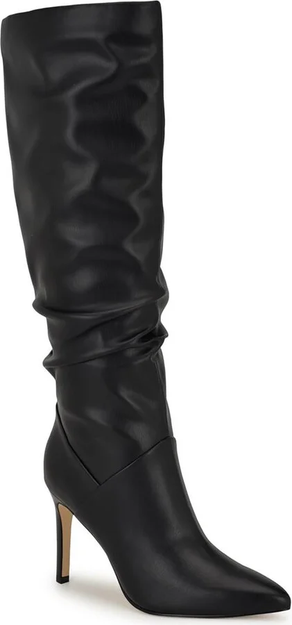 Womens Zipper Man Made Knee-High Boots