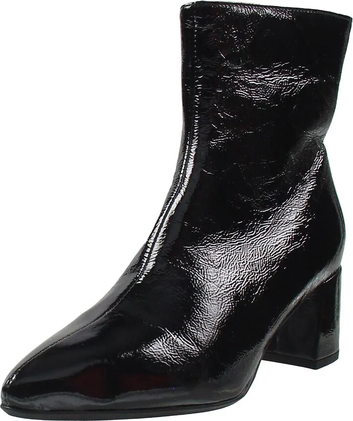 Womens Zipper Manmade Ankle Boots