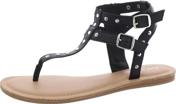 Womens Zipper Manmade Gladiator Sandals