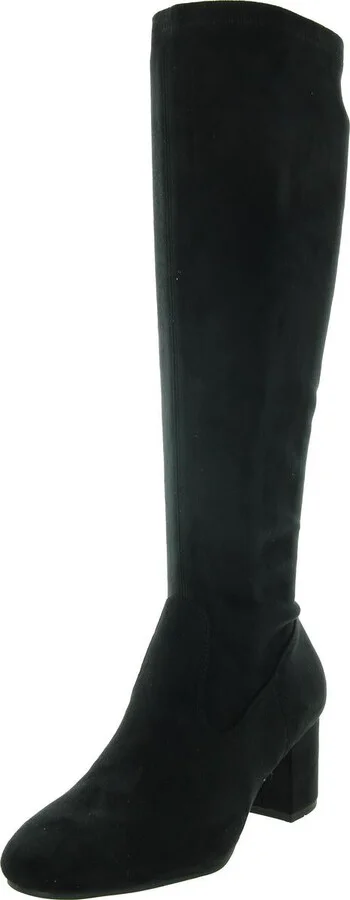 Womens Zipper Manmade Mid-Calf Boots