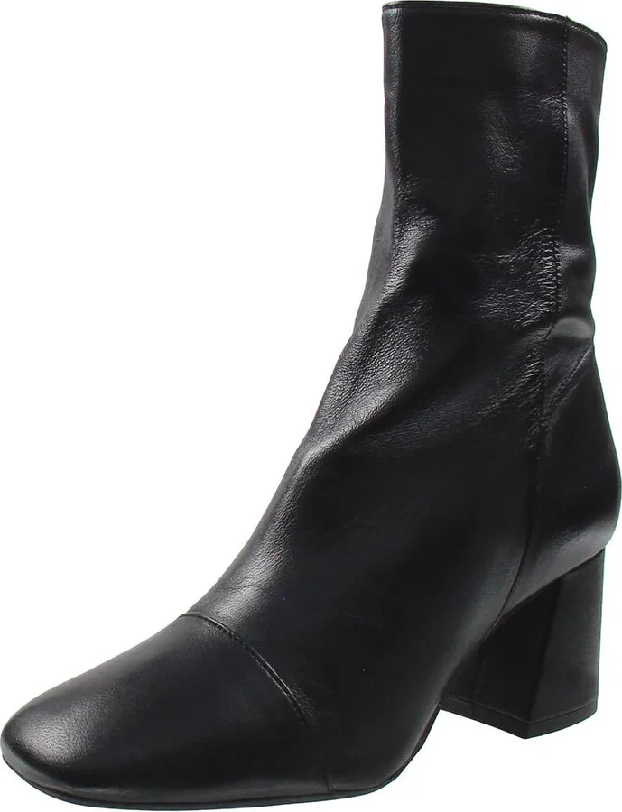 Womens Zipper Mid-Calf Boots