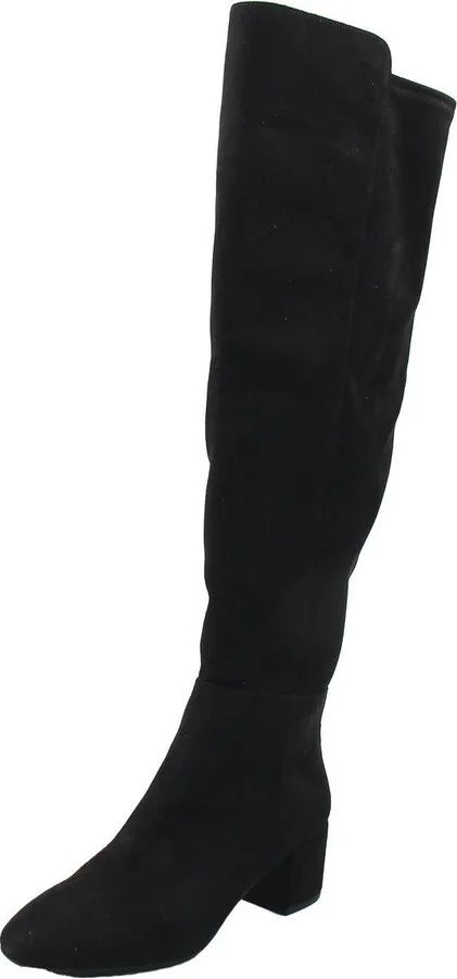 Womens Zipper Suede Over-The-Knee Boots