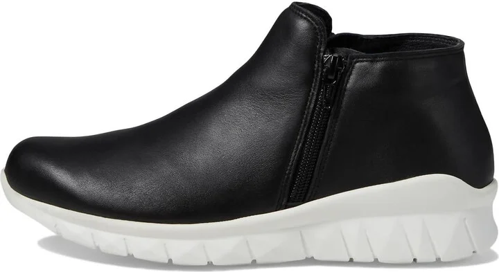 Women's Zodiac Leather Shoes In Black Jet