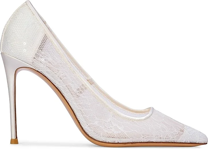 White Sequin Lace