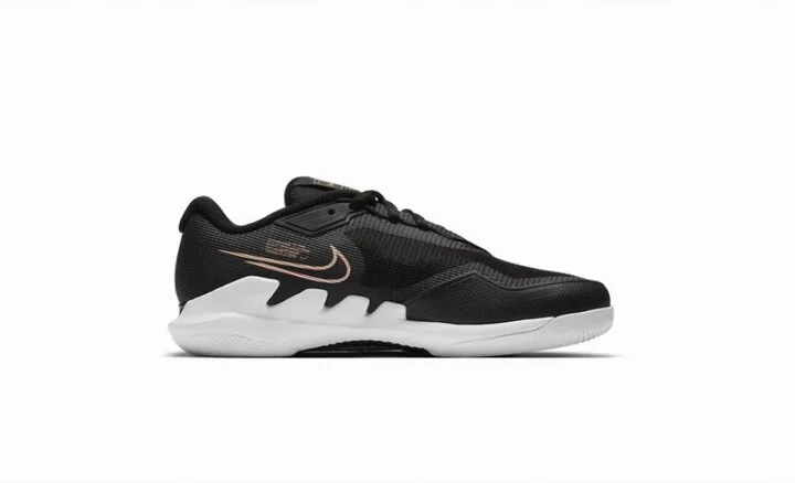 Women's Zoom Vapor Pro Shoes In Black/metallic Red/bronze
