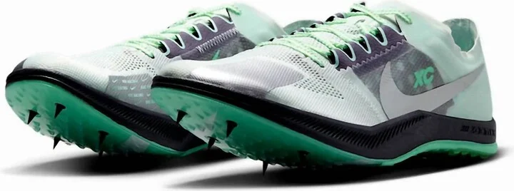 Women's Zoomx Dragonfly Xc In Barely Green/green Glow/iced Jade/metallic Silver