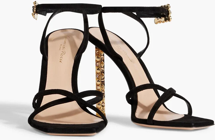 Wonder embellished suede sandals - Image 2