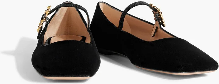 Wondy velvet ballet flats - Image 2