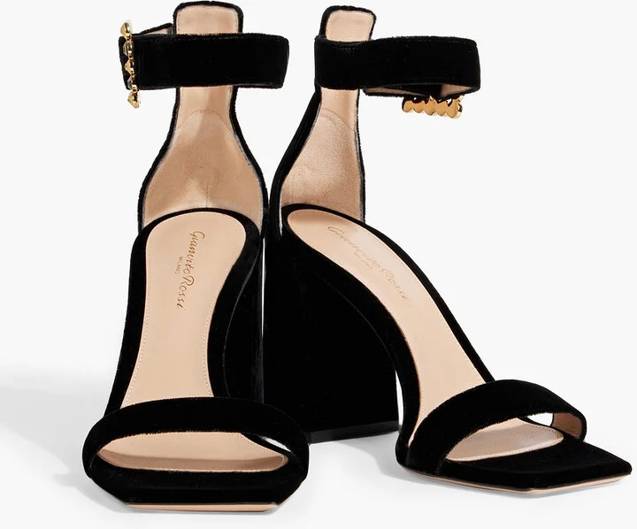Wondy velvet sandals - Image 2