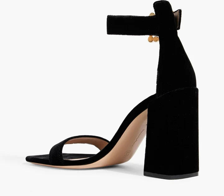 Wondy velvet sandals - Image 3