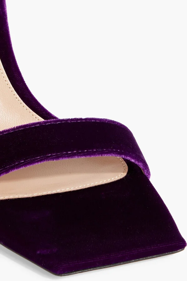 Wondy velvet sandals - Image 7