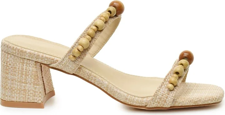 Wooden Bead Slide Sandal - Image 5