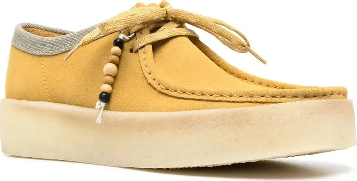 Wooden-Beads Suede Boat Shoes - Image 2