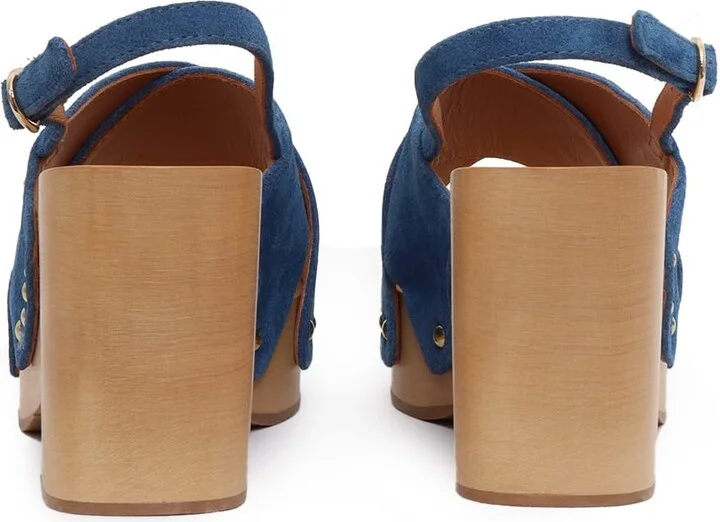 Wooden Heeled Sandals - Image 3