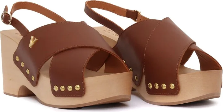 Wooden Heeled Sandals - Image 2