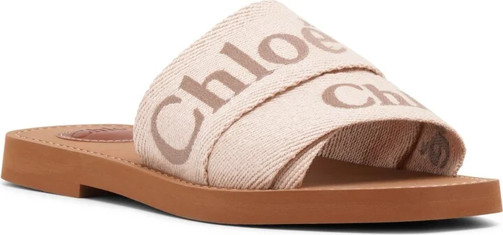 Woody blushy beige slide sandals - Image 3