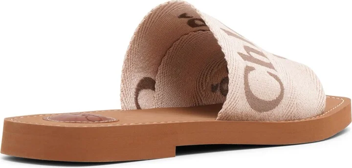 Woody blushy beige slide sandals - Image 4