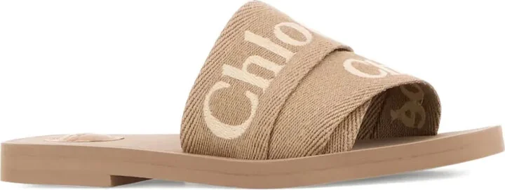 Woody logo-jacquard sandals - Image 2