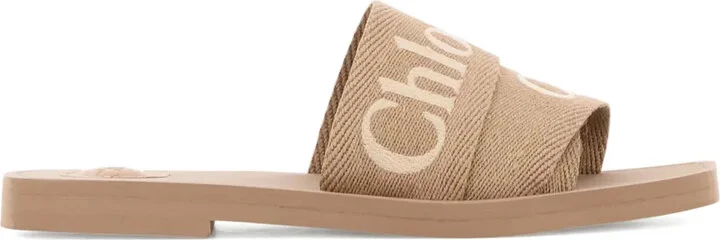 Woody logo-jacquard sandals