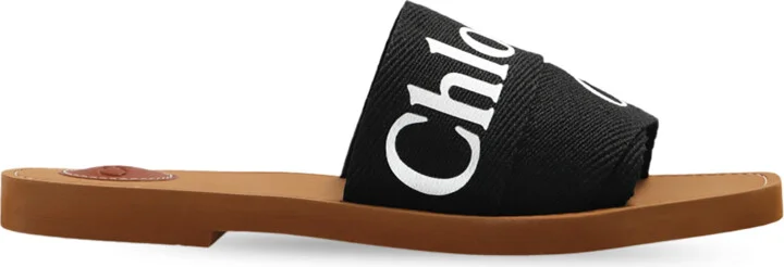 ‘Woody’ Slides, , - Black