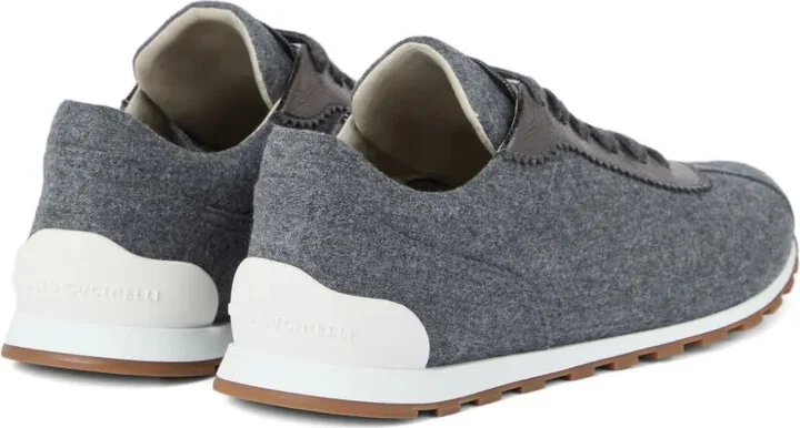Wool Leather Sneakers - Image 3