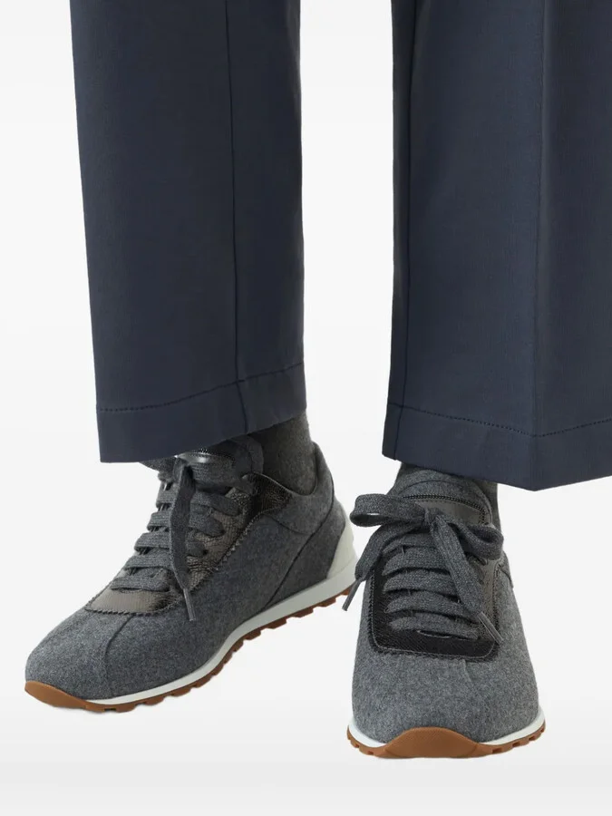 Wool Leather Sneakers - Image 5