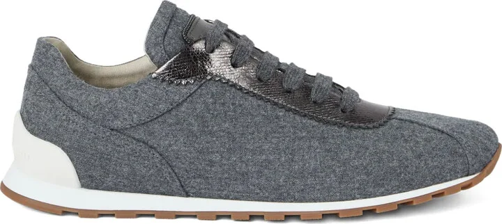 Wool Leather Sneakers