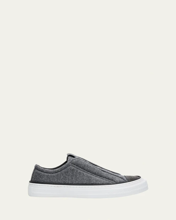 Wool Monili Slip-On Sneakers
