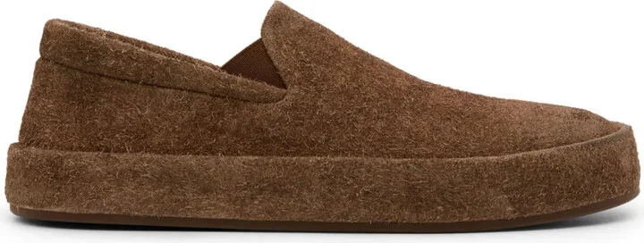 Wool Round-Toe Loafers