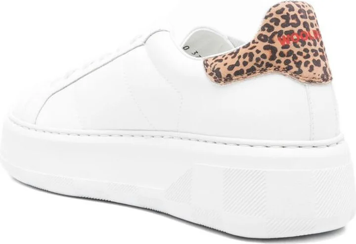 Woolrich Chunky Court Leather Sneakers - Image 2