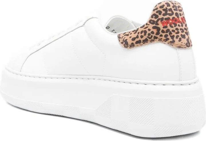 Woolrich Chunky Court Leather Sneakers - Image 2